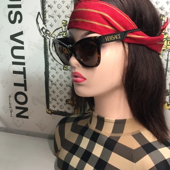NEW Authentic Tortoise Shell Sunglasses VE4417-U VERSACE SUNGLASSES - VE4417U 108/73 56 main image 4